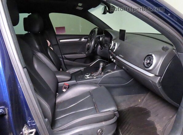 WAUB1GFF6KA100141 2019 AUDI S3 Blue Rear view
