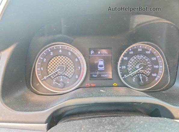 KMHD84LF1KU812903 2019 HYUNDAI ELANTRA Gray უკანა სავარძლების ხედი