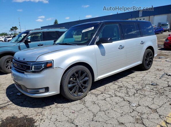 2FMHK6D89KBA05159 2019 FORD FLEX Silver Tył lewy