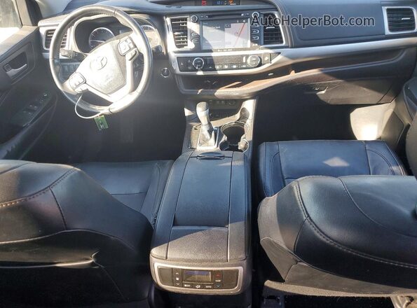 5TDKZRFH7JS280711 2018 TOYOTA HIGHLANDER Blue Vista del cuadro de instrumentos