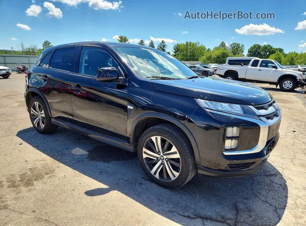 JA4AP3AU8LU010155 2020 MITSUBISHI OUTLANDER Black Front view