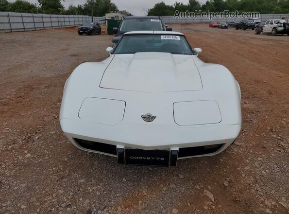 1Z87L8S422146 1978 CHEVROLET CORVETTE White Widok z tyłu