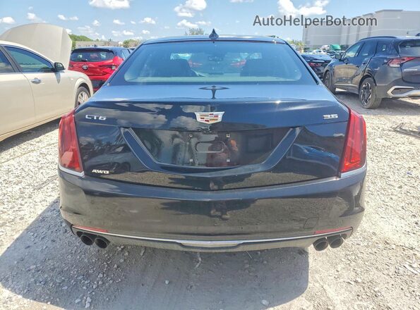 1G6KD5RS1JU157581 2018 CADILLAC CT6 Black წინა სალონის ხედი