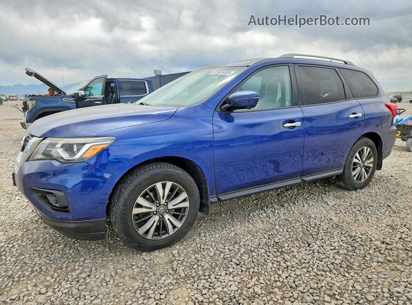 5N1DR2MM3HC639463 2017 NISSAN PATHFINDER Blue Հետևի ձախ