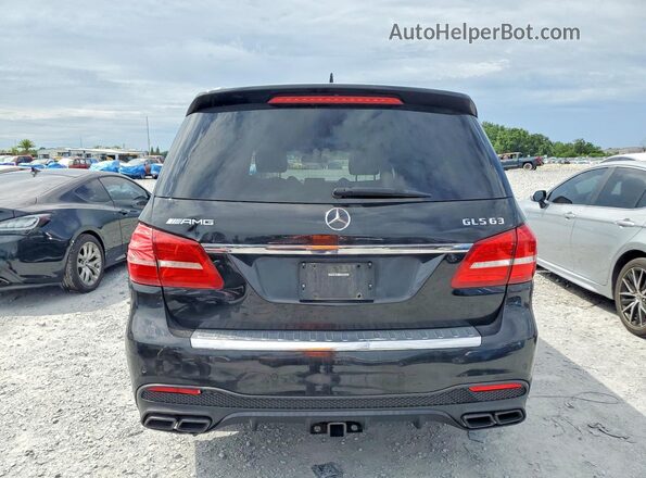 4JGDF7FE2HA773047 2017 MERCEDES-BENZ GLS Черный Вид салона спереди