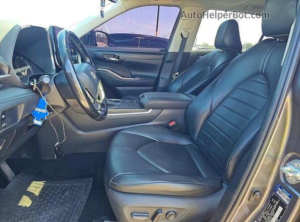 5TDGZRAH5MS520758 2021 TOYOTA HIGHLANDER Gray 
