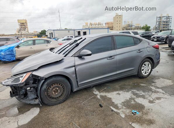 5NPD74LF4LH503980 2020 HYUNDAI ELANTRA Gray Rear left