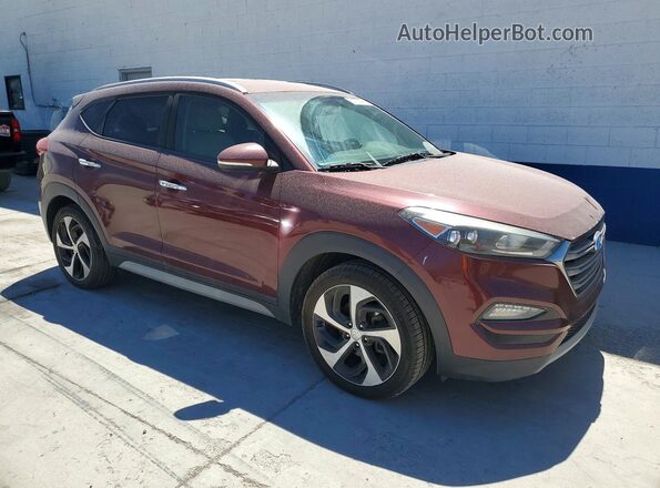 KM8J3CA23HU475221 2017 HYUNDAI TUCSON Maroon 