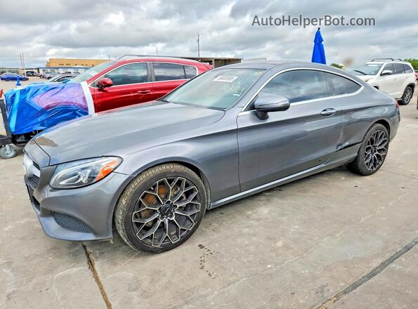 WDDWJ4JB1HF509589 2017 MERCEDES-BENZ C Gray 