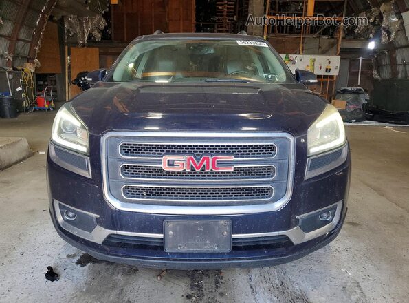 1GKKVRKD9GJ218431 2016 GMC ACADIA Blue Rear view