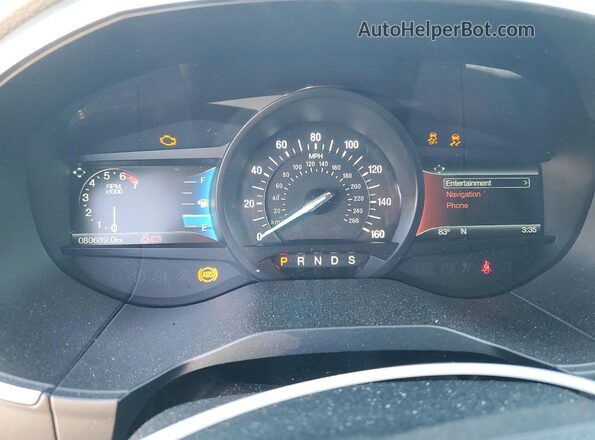 2FMPK3K95JBB68539 2018 FORD EDGE Black უკანა სავარძლების ხედი