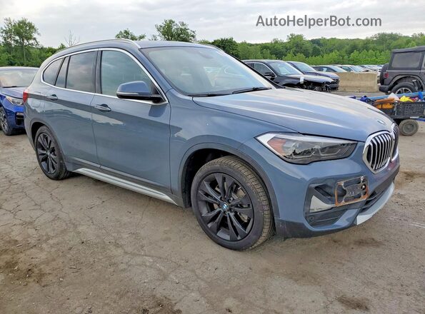 WBXJG9C04L5P41049 2020 BMW X1 Gray Դիմացի տեսք