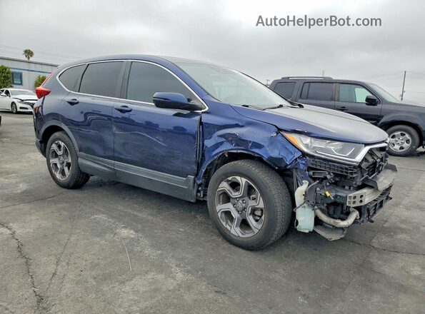 7FARW1H52JE002190 2018 HONDA CR-V Blue 