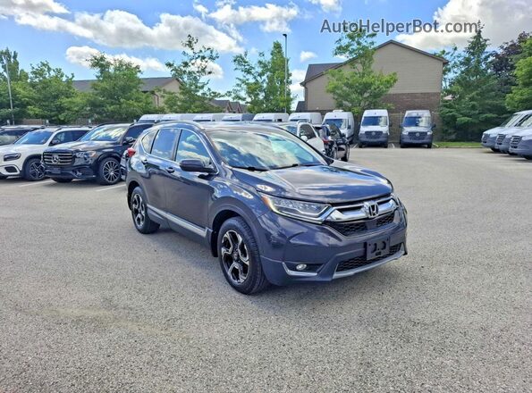 2HKRW2H9XHH136588 2017 HONDA CR-V Серый Задняя левая четверть