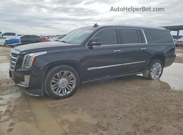1GYS4KKJ1JR276371 2018 CADILLAC ESCALADE Black Rear left