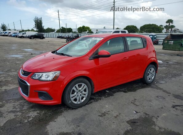 1G1JG6SB6L4122062 2020 CHEVROLET SONIC Red Tył lewy