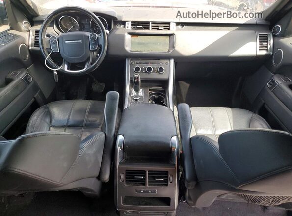 SALWG2FVXHA669458 2017 LAND ROVER RANGE Red Vista del cuadro de instrumentos
