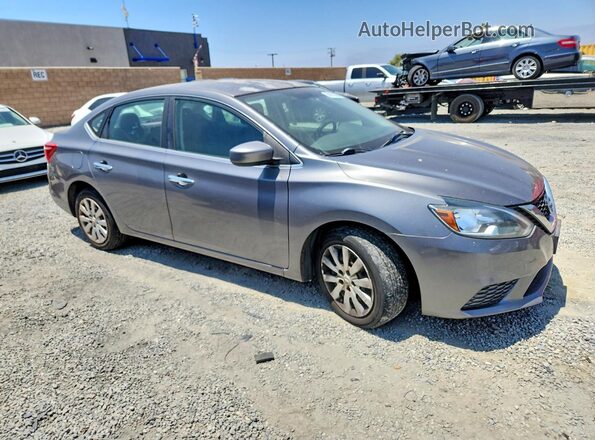 3N1AB7AP9GY235079 2016 NISSAN SENTRA Gray 