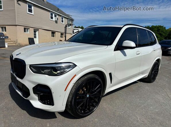 5UXCR4C03N9K04928 2022 BMW X5 Белый Задняя левая четверть