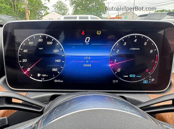 W1KAF4GB4NR042438 2022 MERCEDES-BENZ C Черный Вид щитка приборов
