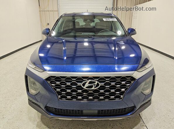 5NMS23ADXLH299765 2020 HYUNDAI SANTA Blue Вид ззаду