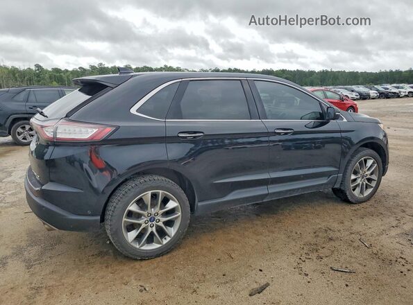 2FMPK4K92HBB18763 2017 FORD EDGE Black Delantero derecho