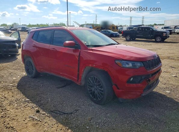 3C4NJDCB8NT131663 2022 JEEP COMPASS Red Vista frontal