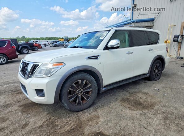 JN8AY2NF6H9304497 2017 NISSAN ARMADA White Tył lewy