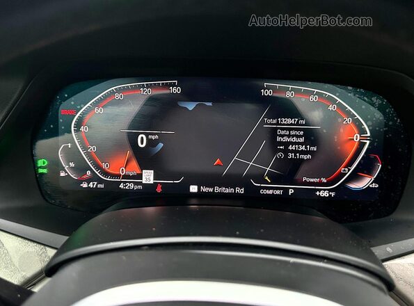 5UXCW2C04N9M02866 2022 BMW X7 Blue Առջևի վահանակի տեսք