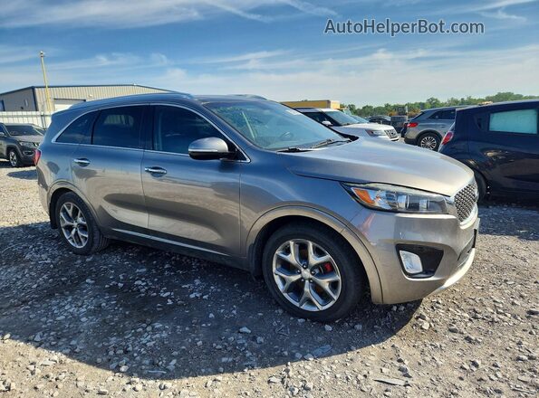 5XYPK4A54HG251166 2017 KIA SORENTO Gray 