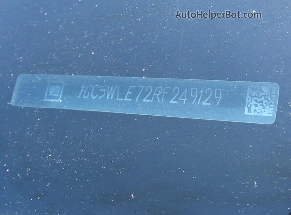 1GC5WLE72RF249129 2024 CHEVROLET SILVERADO White Widok wnętrza z tyłu