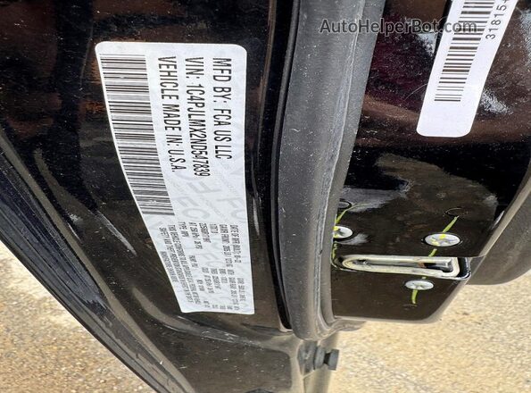 1C4PJLMX2ND547839 2022 JEEP CHEROKEE Black Սալոնի հետևի տեսք