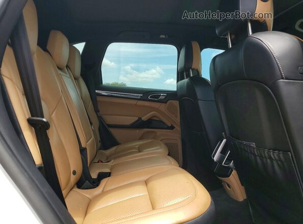WP1AE2A22HLA74286 2017 PORSCHE CAYENNE White Engine compartment view