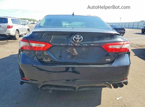 4T1B11HK6KU218324 2019 TOYOTA CAMRY Black Вид салону спереду