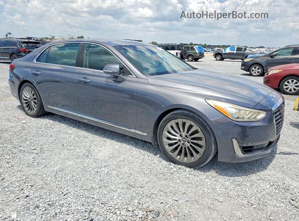 KMHG34JA0HU022990 2017 GENESIS G90 Gray Դիմացի տեսք