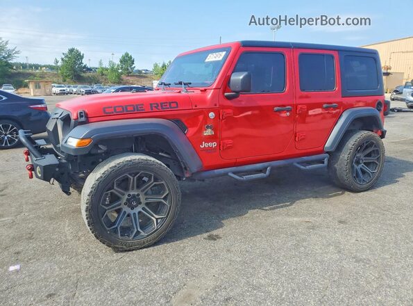 1C4HJXDG5KW528214 2019 JEEP WRANGLER Red 