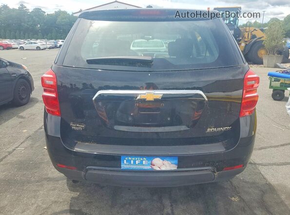 2GNFLEEK1G6264619 2016 CHEVROLET EQUINOX Black Вид салону спереду