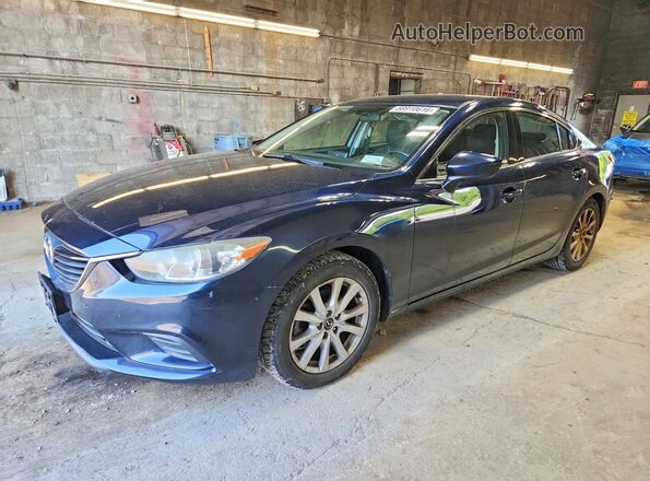 JM1GJ1U57G1411567 2016 MAZDA 6 Blue Tył lewy