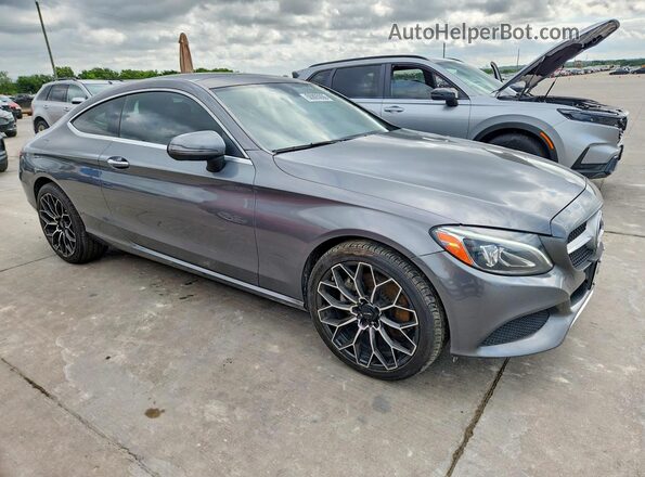 WDDWJ4JB1HF509589 2017 MERCEDES-BENZ C Gray 