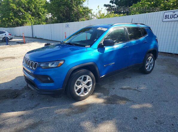 3C4NJDBN8RT122575 2024 JEEP COMPASS Blue უკანა მარცხენა