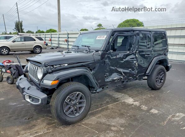 1C4PJXEN8SW644242 2025 JEEP WRANGLER Черный Задняя левая четверть