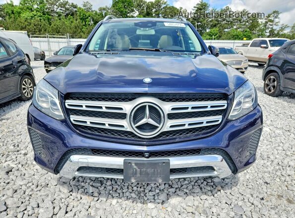 4JGDF6EE7HA793239 2017 MERCEDES-BENZ GLS Blue Հետևի տեսք