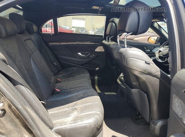 WDDUG8CB9GA262280 2016 MERCEDES-BENZ S-CLASS Черный Вид задней части салона