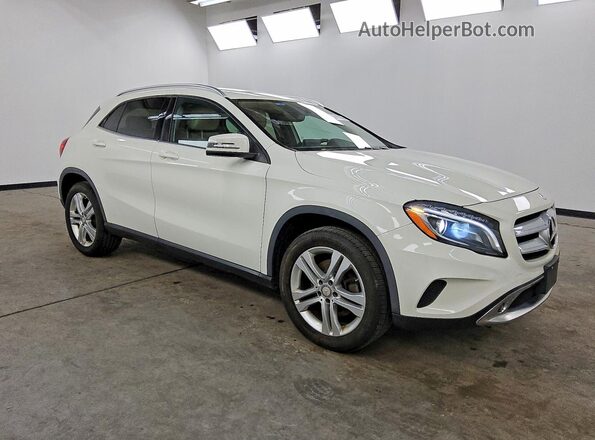 WDCTG4GB5HJ351638 2017 MERCEDES-BENZ GLA White წინა ხედი