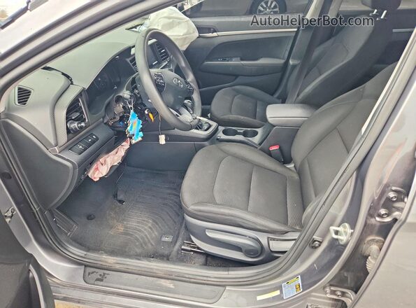 5NPD74LF4LH503980 2020 HYUNDAI ELANTRA Gray Dashboard view