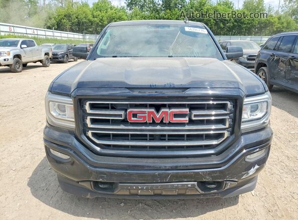 1GTV2MEC1JZ167653 2018 GMC SIERRA Black უკანა ხედი