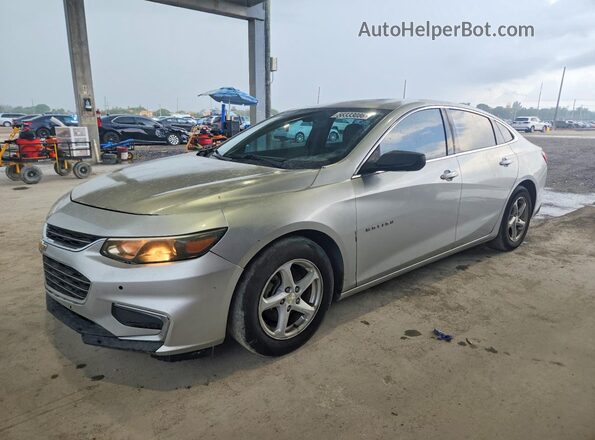 1G1ZB5ST4GF195915 2016 CHEVROLET MALIBU Silver Trasero izquierdo