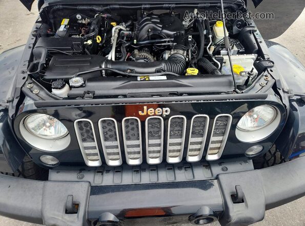 1C4BJWEG7GL162814 2016 JEEP WRANGLER Black Widok naklejki z numerem VIN