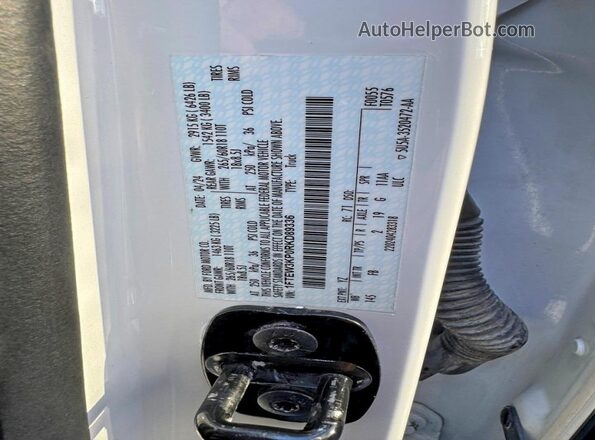 1FTEW3KP0RKD89336 2024 FORD F150 White უკანა სალონის ხედი