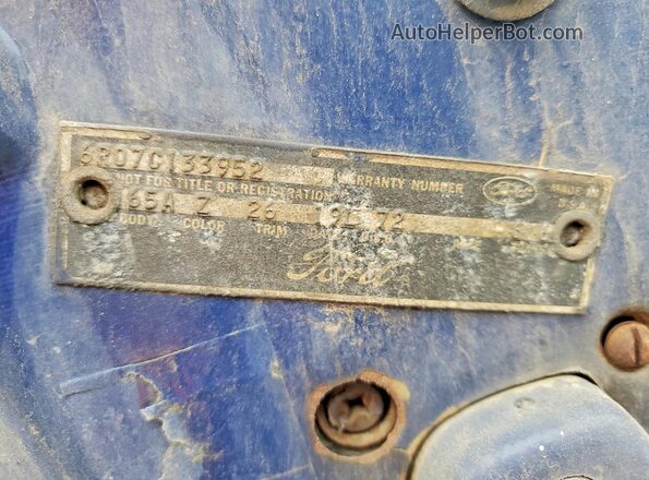 6R07C133952 1966 FORD MUSTANG Синий 